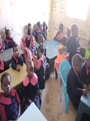 Nursery children in class at Miles of Smiles